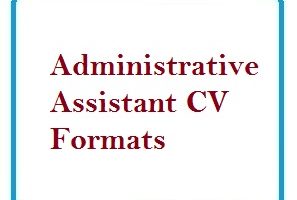 Administrative Assistant CV Formats