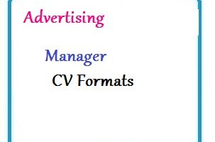 Advertising Manager CV Formats