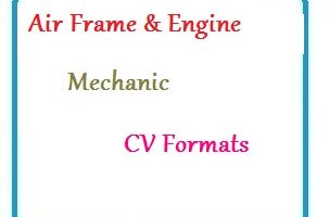 Air frame and Engine Mechanic CV Formats