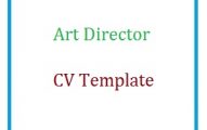 Art Director CV Template