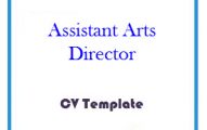 Assistant Arts Director CV Template