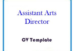 Assistant Arts Director CV Template