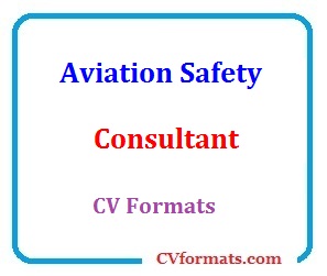 Aviation Safety Consultant CV Formats