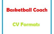 Basketball Coach CV Formats