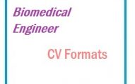 Biomedical Engineer CV Formats