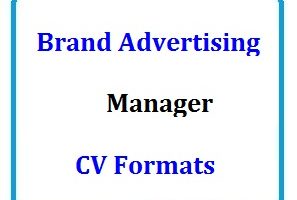 Brand Advertising Manager CV Formats