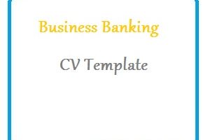 Business Banking CV Template