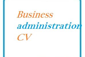 Business administration CV