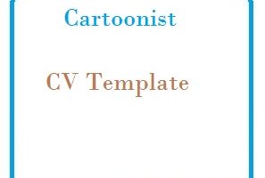 Cartoonist CV Template