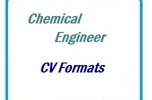 Chemical Engineer CV Formats