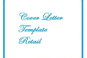 Cover Letter Template Retail