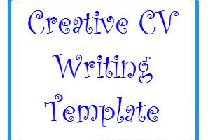Creative CV writing Template
