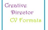 Creative Director CV Formats