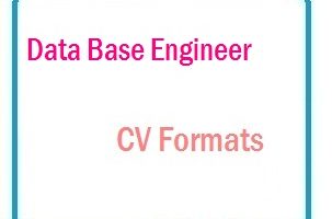 Data Base Engineer CV Formats