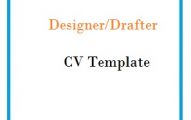 Designer Drafter CV Template