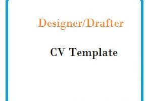 Designer Drafter CV Template