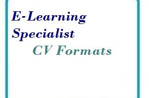 E-Learning Specialist CV Formats