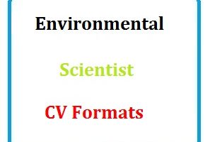 Environmental Scientist CV Formats