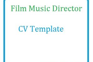 Film Music Director CV Template