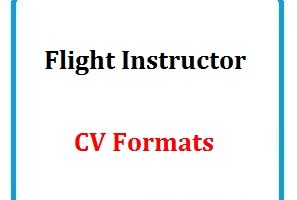 Flight Instructor CV Formats