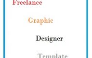 Freelance Graphic Designer Template