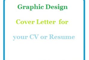 Graphic Design Cover Letter for your CV or Resume