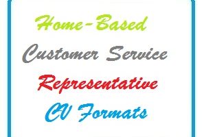 Home-Based Customer Service Representative CV Formats