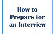 How to prepare for an interview