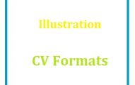 Illustration CV Formats