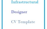 Infrastructural Designer CV Template