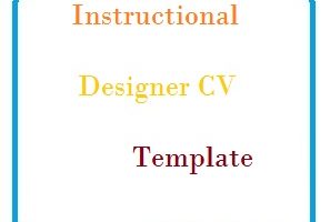 Instructional Designer CV Template