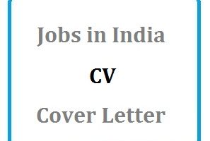 Jobs in India CV Cover Letter