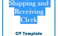 Lead Chauffeur CV Template