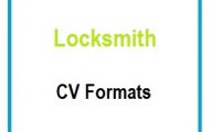 Locksmith CV Formats