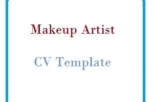 Makeup Artist CV Template