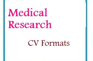 Medical Research CV Formats