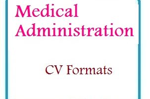 Medical administration CV Formats