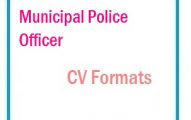 Municipal Police Officer CV Formats