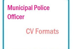 Municipal Police Officer CV Formats