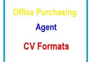 Office Purchasing Agent CV Formats