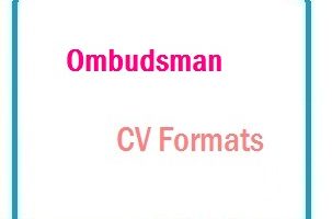 Ombudsman CV Formats