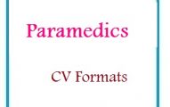 Paramedics CV Formats
