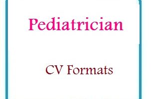 Pediatrician CV Formats