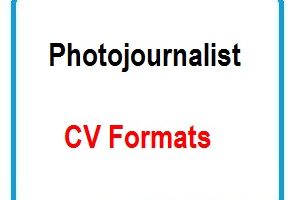 Photojournalist CV Formats