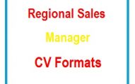 Regional Sales Manager CV Formats