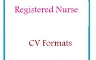 Registered nurse CV Formats