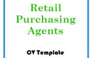 Retail Purchasing Agents CV Template