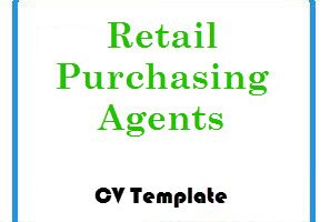 Retail Purchasing Agents CV Template