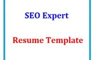 SEO Expert resume Template