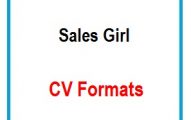 Sales Girl CV Formats